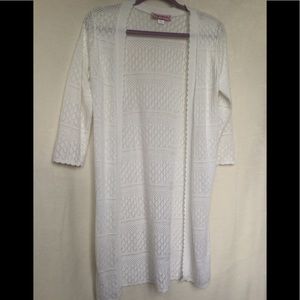Long White Cardigan ✨